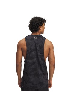 Męski top treningowy Under Armour Project Rock Camo Tank - czarny ze sklepu Sportstylestory.com w kategorii T-shirty męskie - zdjęcie 180211496