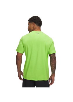 Męska koszulka treningowa Under Armour Project Rock Brahma Bull - zielona ze sklepu Sportstylestory.com w kategorii T-shirty męskie - zdjęcie 180211549