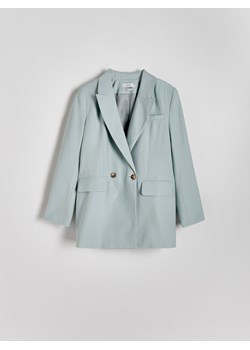 Reserved - Marynarka z modalem - jasnozielony ze sklepu Reserved w kategorii Marynarki damskie - zdjęcie 180211946