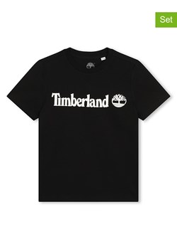 Timberland Koszulki (2 szt.) w kolorze czarnym i białym ze sklepu Limango Polska w kategorii T-shirty chłopięce - zdjęcie 180223346