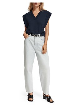 Scotch &amp; Soda Top w kolorze granatowym ze sklepu Limango Polska w kategorii Bluzki damskie - zdjęcie 180224409