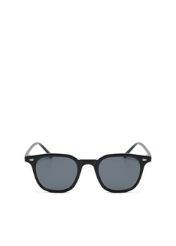 Cropp - Czarne okulary przeciwsłoneczne - czarny ze sklepu Cropp w kategorii Okulary przeciwsłoneczne męskie - zdjęcie 180227419