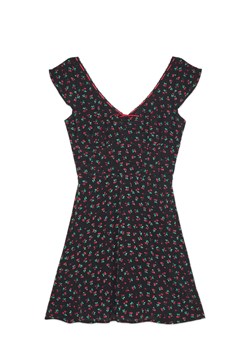 Cropp - Sukienka mini z wiskozy - czarny ze sklepu Cropp w kategorii Sukienki - zdjęcie 180227446