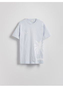 Reserved - T-shirt regular z nadrukiem - jasnoniebieski ze sklepu Reserved w kategorii T-shirty męskie - zdjęcie 180227996