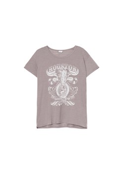 Cropp - T-shirt z motywem rodeo - szary ze sklepu Cropp w kategorii Bluzki damskie - zdjęcie 180231085