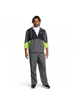 Męskie spodnie treningowe Under Armour UA Icon Legacy Windbreaker Pant - szare ze sklepu Sportstylestory.com w kategorii Spodnie męskie - zdjęcie 180232047