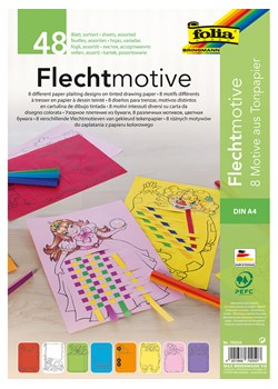 folia PAPER Zestaw &quot;Plaited designs&quot; do rękodzieła - A4 ze sklepu Limango Polska w kategorii Zabawki - zdjęcie 180232789
