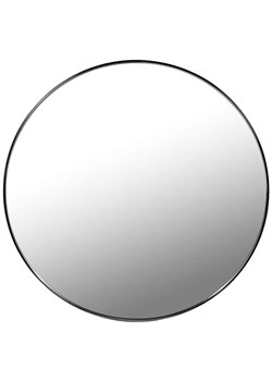 Okrągłe lustro ścienne w czarnej ramie 40 cm W0-Z13 ze sklepu Edinos.pl w kategorii Lustra - zdjęcie 180234128
