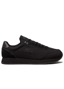 Buty męskie Calvin Klein Jeans Runners Sock Laceup MG Canvas YM0YM01217-0GJ - czarne ze sklepu streetstyle24.pl w kategorii Buty sportowe męskie - zdjęcie 180234385
