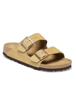 Birkenstock Skórzane klapki &quot;Arizona&quot; w kolorze jasnobrązowym ze sklepu Limango Polska w kategorii Klapki damskie - zdjęcie 180241185