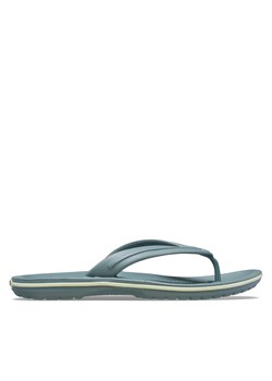 Japonki Crocs Crocband Flip 11033 Zielony ze sklepu eobuwie.pl w kategorii Klapki damskie - zdjęcie 180241787