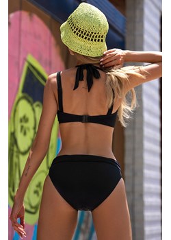 Ibiza 1518/02 wysokie majtki od stroju kąpielowego czarne, Kolor czarny, Rozmiar 38, Novella ze sklepu Intymna w kategorii Stroje kąpielowe - zdjęcie 180244137