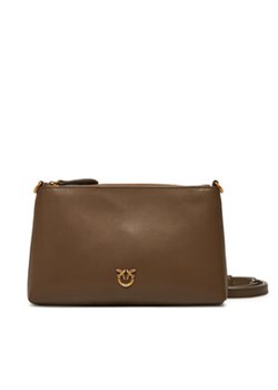 PINKO Torebka Flat Horizontal Mini PE 25 PCPL 104277 A0F1 Khaki ze sklepu MODIVO w kategorii Listonoszki - zdjęcie 180246229