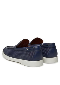GIUSEPPE ZANOTTI Lordsy EU50022 Granatowy ze sklepu MODIVO w kategorii Półbuty męskie - zdjęcie 180246457