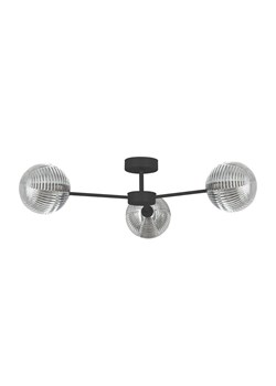 Sufitowa lampa grafitowo-beżowa R8-N24 ze sklepu Edinos.pl w kategorii Lampy sufitowe - zdjęcie 180247359
