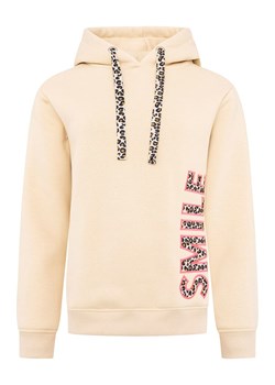 Zwillingsherz Bluza &quot;Smile Leo&quot; w kolorze beżowym ze sklepu Limango Polska w kategorii Bluzy damskie - zdjęcie 180255476
