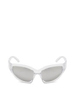 Cropp - Przezroczyste okulary przeciwsłoneczne - jasny szary - id: 825DC-09X - marki Cropp - 180261918 Cropp - Przezroczyste okulary przeciwsłoneczne - jasny szary ze sklepu Cropp w kategorii Okulary przeciwsłoneczne damskie - zdjęcie 180261918