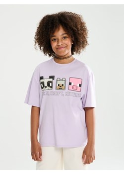 Sinsay - Koszulka Minecraft - fioletowy ze sklepu Sinsay w kategorii T-shirty chłopięce - zdjęcie 180265398