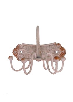 Anticline Wieszak ścienny w kolorze kremowym - 11 x 8,5 x 13,5 cm ze sklepu Limango Polska w kategorii Szafy - zdjęcie 180267877