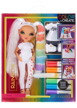 Rainbow High Lalka &quot;Rainbow High Watercolor &amp; Create-Green&quot; - 4+ (produkt niespodzianka) ze sklepu Limango Polska w kategorii Zabawki - zdjęcie 180267886