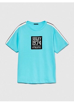 Sisley Koszulka w kolorze turkusowym ze sklepu Limango Polska w kategorii T-shirty chłopięce - zdjęcie 180271278
