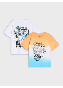 Sinsay - Koszulki 2 pack Pokémon - wielobarwny ze sklepu Sinsay w kategorii T-shirty chłopięce - zdjęcie 180274456