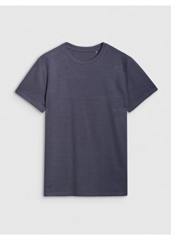 Męski t-shirt basic 4F 4FRSS25TTSHM2732 - granatowy ze sklepu Sportstylestory.com w kategorii T-shirty męskie - zdjęcie 180275226