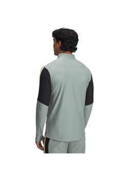 Męska bluza treningowa nierozpinana bez kaptura Under Armour UA M\'s Challenger Pro 1/4 Zip - zielona ze sklepu Sportstylestory.com w kategorii Bluzy męskie - zdjęcie 180275527