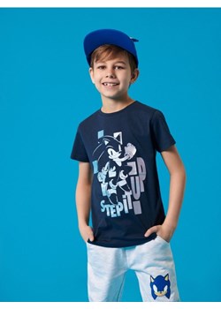 Sinsay - Koszulka Sonic the Hedgehog - granatowy ze sklepu Sinsay w kategorii T-shirty chłopięce - zdjęcie 180283267