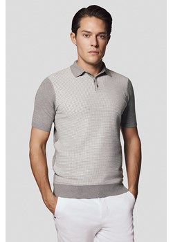 Koszulka Polo Szara Walt ze sklepu Lancerto S.A. w kategorii T-shirty męskie - zdjęcie 180285229
