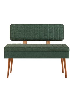 Scandinavia Concept Ławka "Vina" w kolorze zielonym ze schowkiem - 90 x 40 x 39 cm ze sklepu Limango Polska w kategorii Meble - zdjęcie 180288018