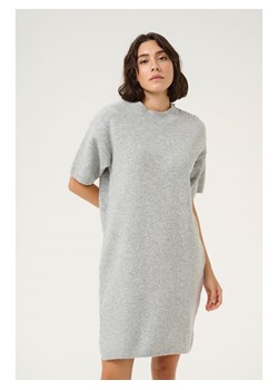 Kaffe Sukienka dzianinowa "Sylvie" w kolorze jasnoszarym - id: 16767124 - marki Kaffe - 180288265 Kaffe Sukienka dzianinowa "Sylvie" w kolorze jasnoszarym ze sklepu Limango Polska w kategorii Sukienki - zdjęcie 180288265