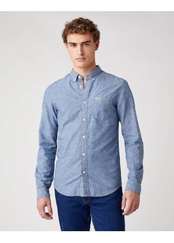 KOSZULA MĘSKA WRANGLER LS 1PKT BUTTN DOWN MID INDIGO W5F3TVX8E 112130135 ze sklepu YouNeedit.pl w kategorii Koszule męskie - zdjęcie 180289655