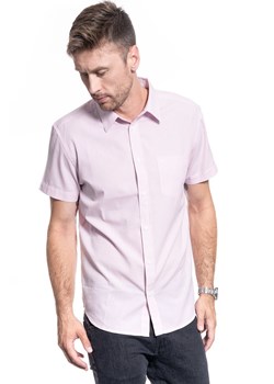KOSZULA MĘSKA KRÓTKI RĘKAW WRANGLER SS 1PKT SHIRT CAMEO PINK W58604MY2 112129490 ze sklepu YouNeedit.pl w kategorii Koszule męskie - zdjęcie 180291409