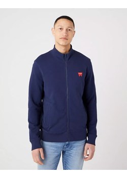 WRANGLER FUNNEL MĘSKA BLUZA LOGO NECK ZIP NAVY W663HA114 112320251 ze sklepu YouNeedit.pl w kategorii Bluzy męskie - zdjęcie 180291509