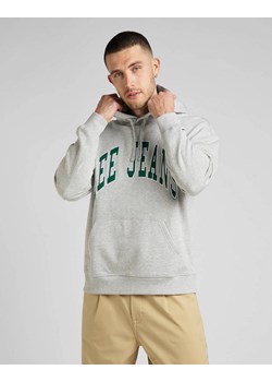 LEE HOODIE SEASONAL MĘSKA BLUZA KLASYCZNA Z KAPTUREM LOGO GREY MELE L84JRYMP 112322632 ze sklepu YouNeedit.pl w kategorii Bluzy męskie - zdjęcie 180291847
