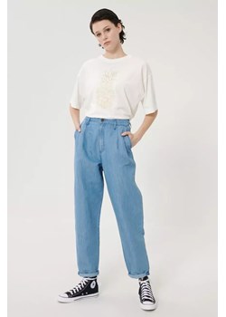 LEE PLEATED STELLA TAPER DAMSKIE SPODNIE JEANSOWE JEANSY LIGHT LINNEN L30VNBYK 112106839 ze sklepu YouNeedit.pl w kategorii Jeansy damskie - zdjęcie 180292109