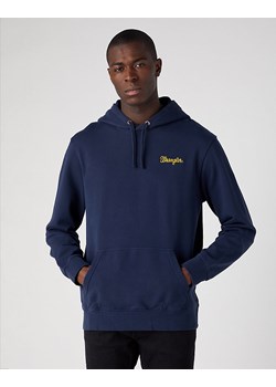 WRANGLER LOGO HOODIE MĘSKA BLUZA Z KAPTUREM NIEROZPINALNA NAVY BLUE W654I4114 - id: 46204 - marki Wrangler - 180292457 WRANGLER LOGO HOODIE MĘSKA BLUZA Z KAPTUREM NIEROZPINALNA NAVY BLUE W654I4114 ze sklepu YouNeedit.pl w kategorii Bluzy męskie - zdjęcie 180292457