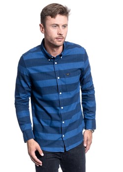 KOSZULA MĘSKA LEE REFINED BUTTON DOWN SUMMER BLUE L882DTNJ 112123574 ze sklepu YouNeedit.pl w kategorii Koszule męskie - zdjęcie 180293349