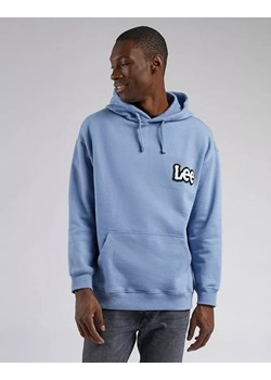 LEE LOOSE HOODIE MĘSKA BLUZA KAPTUR LOGO DREAMY BLUE L84ORY39 112322665 ze sklepu YouNeedit.pl w kategorii Bluzy męskie - zdjęcie 180294909