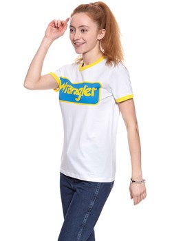 WRANGLER T SHIRT DAMSKI B&Y RINGER TEE WHITE W7C42FK12 112131689 ze sklepu YouNeedit.pl w kategorii Bluzki damskie - zdjęcie 180295587