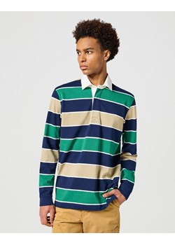 WRANGLER MĘSKA KOSZULKA LS RUGBY POLO NAVY STRIPE 112357371 W7B6014008 ze sklepu YouNeedit.pl w kategorii T-shirty męskie - zdjęcie 180298276