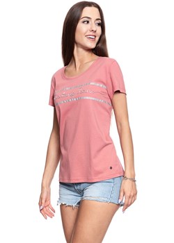 MUSTANG T SHIRT DAMSKI Alina C Print Canyon Rose 1008945 8187 ze sklepu YouNeedit.pl w kategorii Bluzki damskie - zdjęcie 180298409