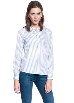 BLUZKA DAMSKA MUSTANG EMMA SHIRRED CREPE 1009980 11780 ze sklepu YouNeedit.pl w kategorii Koszule damskie - zdjęcie 180299137