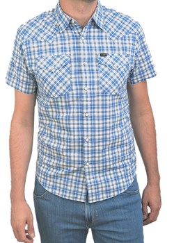 LEE MĘSKA KOSZULA SS WESTERN SHIRT DEEP INDIGO L640IDPS ze sklepu YouNeedit.pl w kategorii Koszule męskie - zdjęcie 180300368