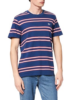 LEE BASIC STRIPE TEE MĘSKI T-SHIRT REGULAR FIT WASHED BLUE L61LEELR 112113934 ze sklepu YouNeedit.pl w kategorii T-shirty męskie - zdjęcie 180301397
