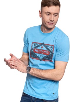 MĘSKI T-SHIRT MUSTANG ALEX C PRINT 1009504 5094 ze sklepu YouNeedit.pl w kategorii T-shirty męskie - zdjęcie 180301679