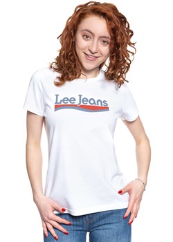 LEE T SHIRT DAMSKI CREW NECK TEE BRIGHT WHITE L41LETLJ 112109060 ze sklepu YouNeedit.pl w kategorii Bluzki damskie - zdjęcie 180302618
