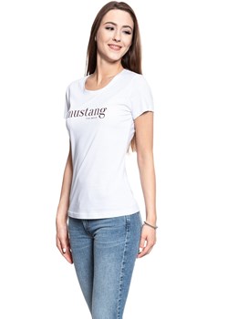 MUSTANG T SHIRT DAMSKI Alexia C Print General White 1008395 2045 ze sklepu YouNeedit.pl w kategorii Bluzki damskie - zdjęcie 180304915