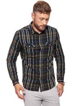 KOSZULA WRANGLER LS 2PKT FLAP SHIRT DUSTY OLIVE W5982T245 112129892 ze sklepu YouNeedit.pl w kategorii Koszule męskie - zdjęcie 180305217